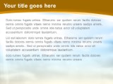 God Rays 02 Orange PowerPoint Template text slide design